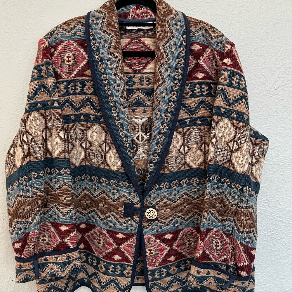 Vintage Woolrich Multicolor Patterned Cardigan